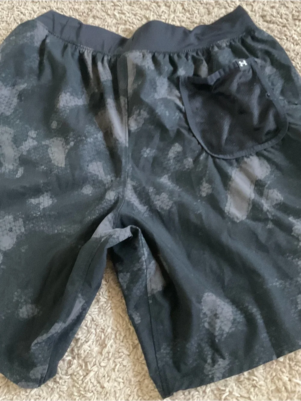 Under Armour Project Rock Woven Printed Shorts Mens L 8